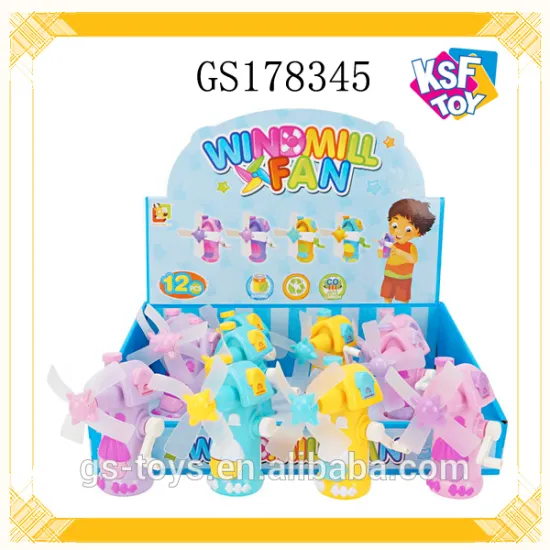 Plastic Hand Fan Funny Windmill Fan For Kids