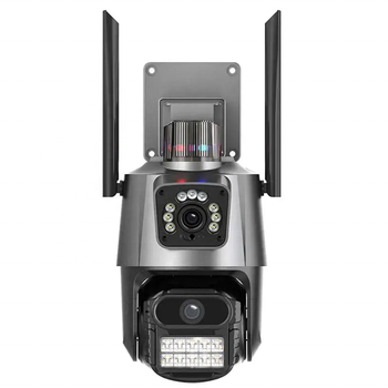 ICSEE 8MP WiFi Dual Lens 4K HD PTZ Camera with Night Vision