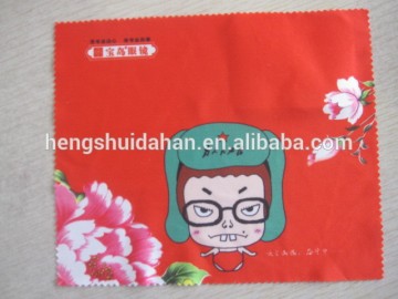 Different Pattern Printed Microfiber Glass Cleaning Cloth