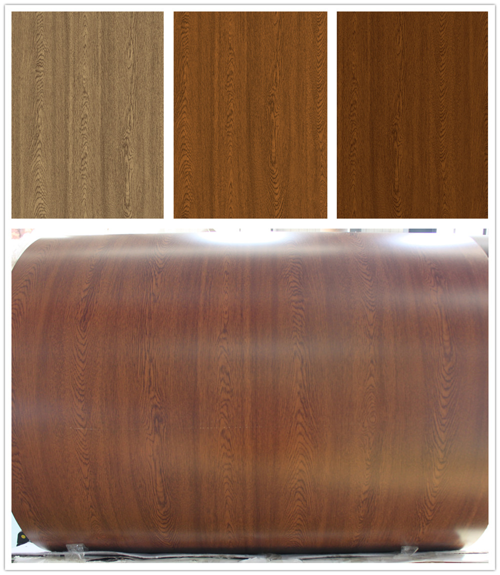 wood look pattern metal