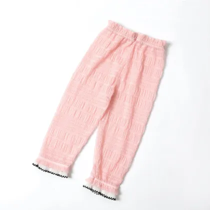 Girls' summer cropped pants