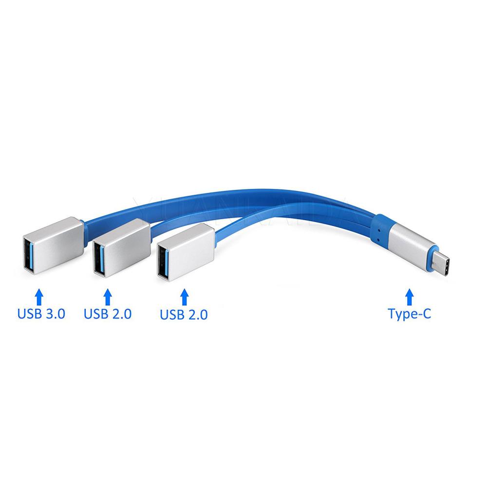 3 In 1 Usb Type C Cable Adapter