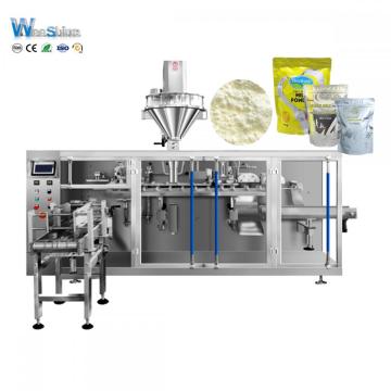 Sacca premade automatica Doypack Stand Up Milk Orizzontal Packaging Machine orizzontale