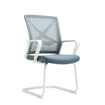 High-Quality Mesh Guest Chair with Arm Rests: Ergonomic Office Furniture with Comfortable Backrest