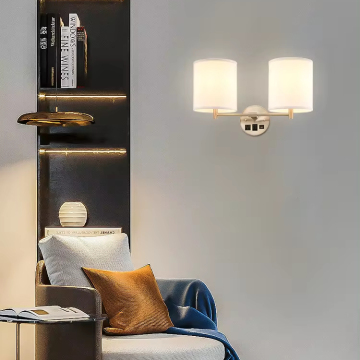 Modern LED Wall Sconce Lamp for Hotel Rooms - Luxury Bedside Wall Light
