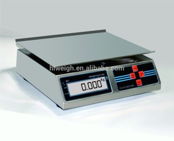 Electronic scale Stainless steel weighing scale Table top scale Capacity 3-40Kg Model W1