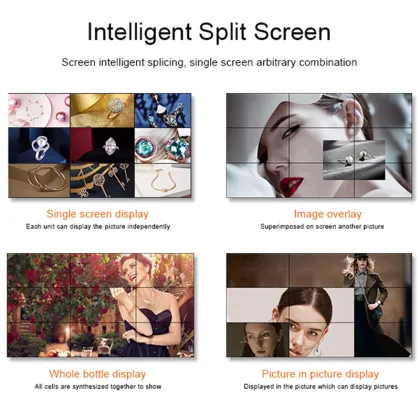 55 Inch LCD Video Wall Display - 3.5mm Bezel Splicing Screen