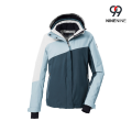 Chaqueta de esquí ligera con capucha para mujer