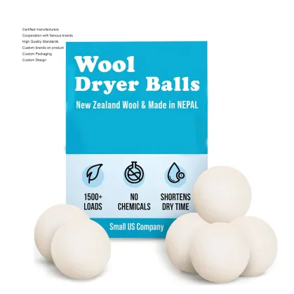 Customized Organic Laundry Drying Balls for Washing Machines and Wool Dryer