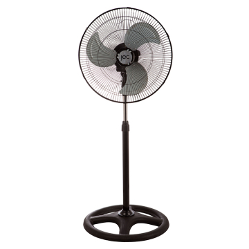 18 Inch Industrial Fan: Adjustable Height, 3-in-1 Function, 3 Speeds, Strong Wind