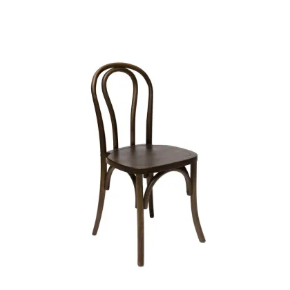 Customized Stacked Thonet Chairs for Outdoor Wedding Garden Ceremonies
