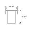 LEDER Telecomando Passerella Luce da incasso a LED da 12W