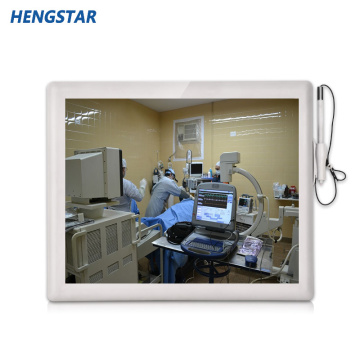 จอ LCD ทางการแพทย์ขนาด 17 นิ้วพร้อมหน้าจอสัมผัสแบบ Resistive