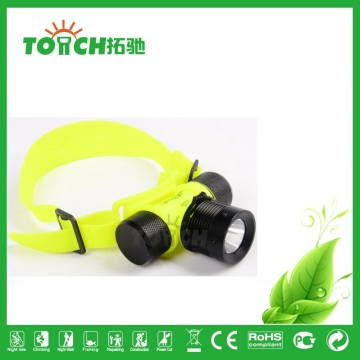 Ultra Bright Cre e LED Waterproof Diving Headlamp 1*18650/3*AAA Battery Diver's Lamp Portable Lighting Torch Light Yiwu