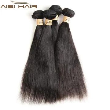 Aisi Hair 18 Inch Long Silky Straight Indian Hair Weave Extension ,  Human Hair Bundles