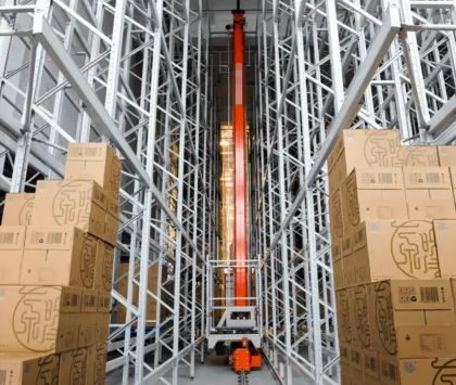 Automatic Logistics Equipment ASRS System for Warehouse Storage with Stacker Crane