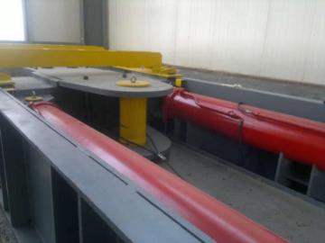 horizontal wire rope sling tensile strength test machine 600T Ensayo traccion cable de acero