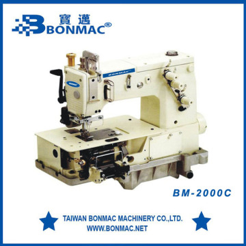 BM-2000C Making Belt Loop With Front Cutter Interlock Industrial Sewing Machine Double Needle Price