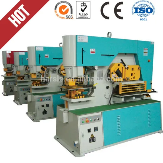 Steel rod cutting and notching machine, Q35Y-40 stainless steel bar ironworker, angel steel rod cutting and bending lathe