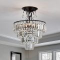 Crystal bar LED light bulb ceiling lamp