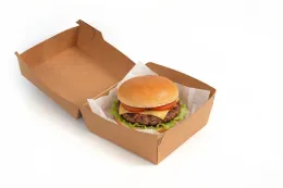 Custom Corrugated Hamburger Box