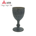 Grey colour wine glasses european water glass cup