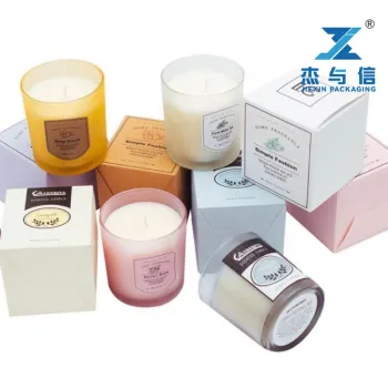 Eco-Friendly Tealight Candle Packaging - Square Paper Jars and Gift Boxes