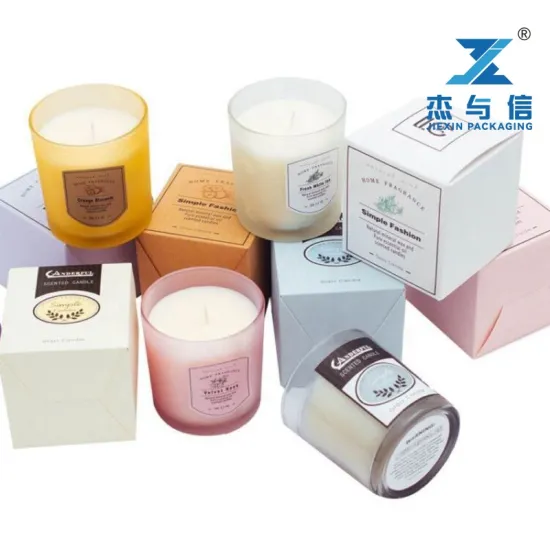 Eco-Friendly Tealight Candle Packaging - Square Paper Jars and Gift Boxes