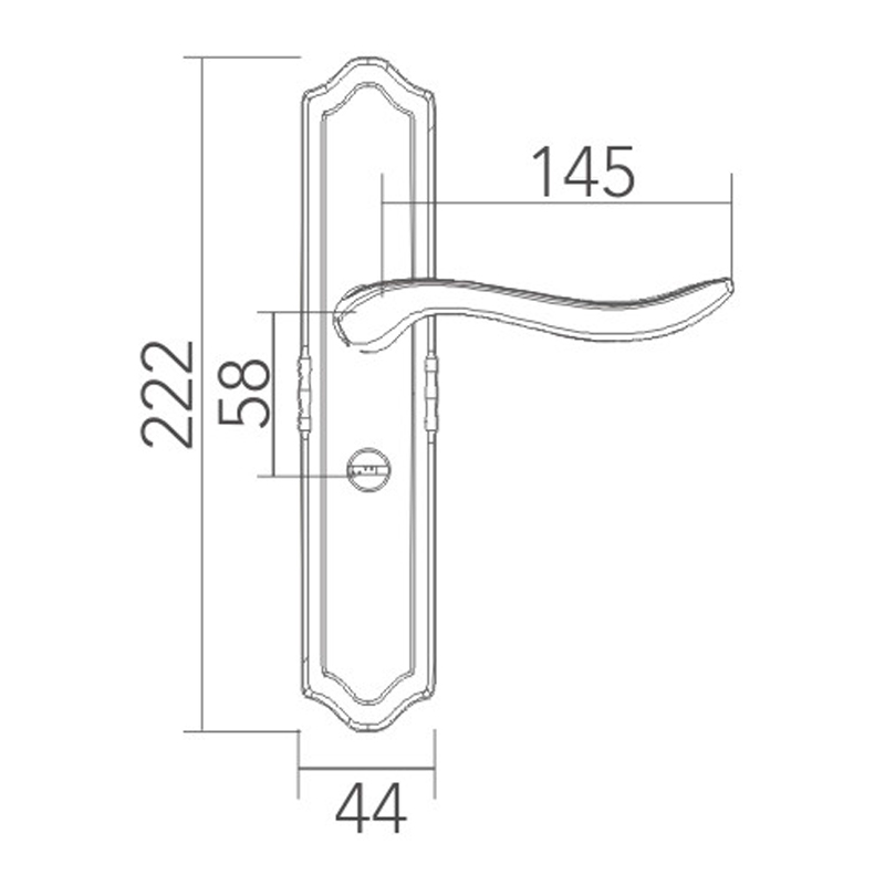 European style classical door lock 
