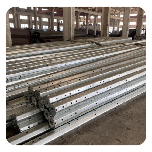 Steel Transmission Pole 25FT,30FT,35FT,40FT,45FT Philippines Nea Standard Power Pole Factory