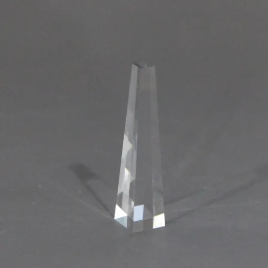 Custom Crystal Quartz Glass K9L Light Guide Rod Prism for Photography