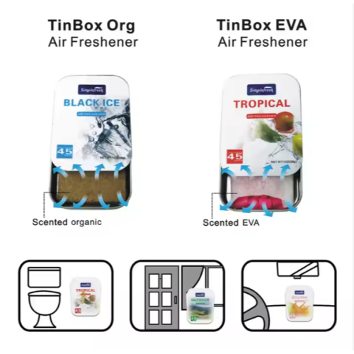 Сплошник лимонного дерева в металлическом олова с логотипом