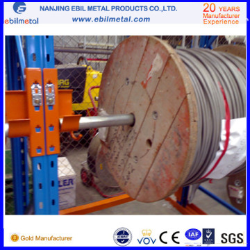 Coil shelves for warehouse storage
