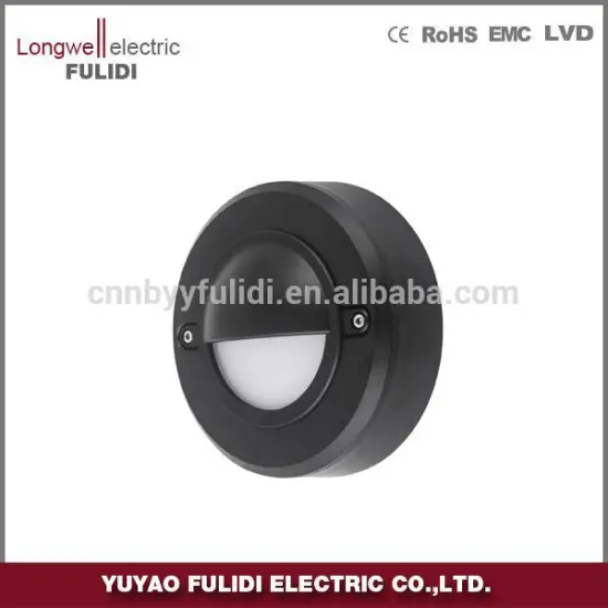 PC1452 surface wall mounted plastic led eyelid light,led step wall half moon outdoor light