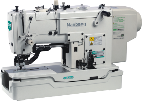 コンピューター化された直接駆動フラットヘッドボタンミシン