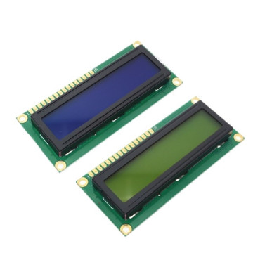 Blue/Green 16x2 Character LCD Display Module with HD44780 Controller - LCD1602
