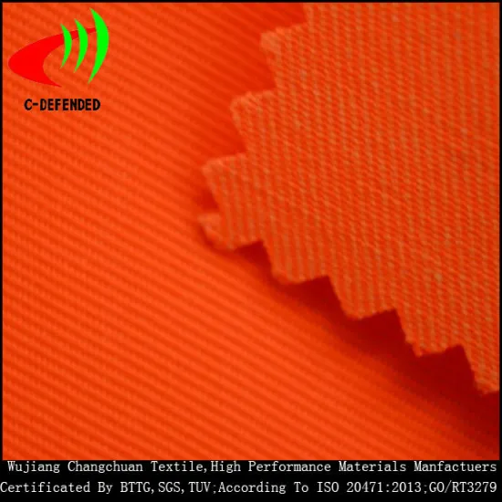 hi reflective fabric suppliers fluorescent yellow Polyester Cotton Fabric