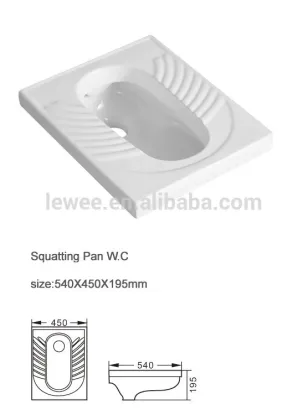 Ceramic squat toilet .squat pan and potty