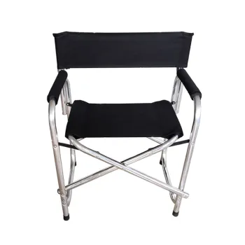 Tall Printed Folding Directors Chair for Beach, Picnic, and Camping