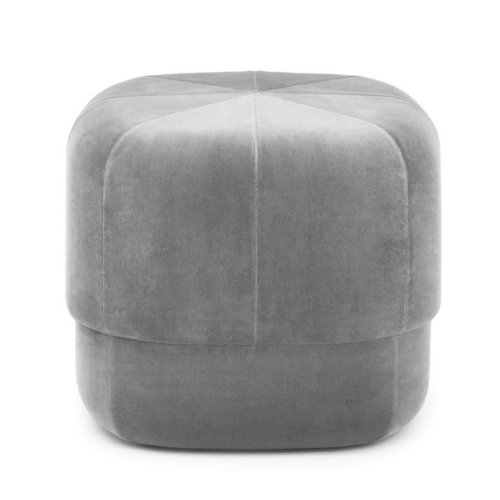 Circus Pouf in Velor Velvet Sofa Ottoman