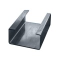 Viga de acero galvanizado en U canal de acero estructural c canal / C precio de perfil