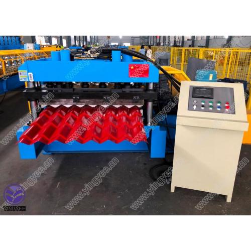 Glazed Roof Sheet Roll Forming Machine With Gearbox