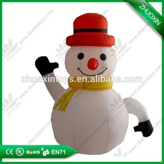 Inflatable abominable snowman christmas decoration