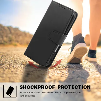 Detachable Flip Leather Phone Wallet Cover for Sharp Aquos