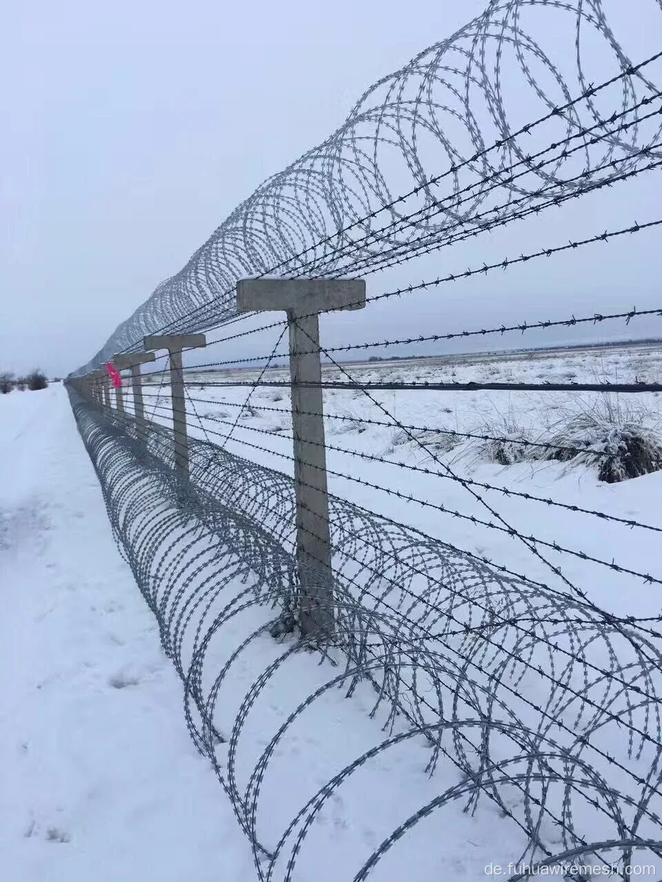 Schweres Galv. Konzertina Rasierer Drahtzaun zum Schutz