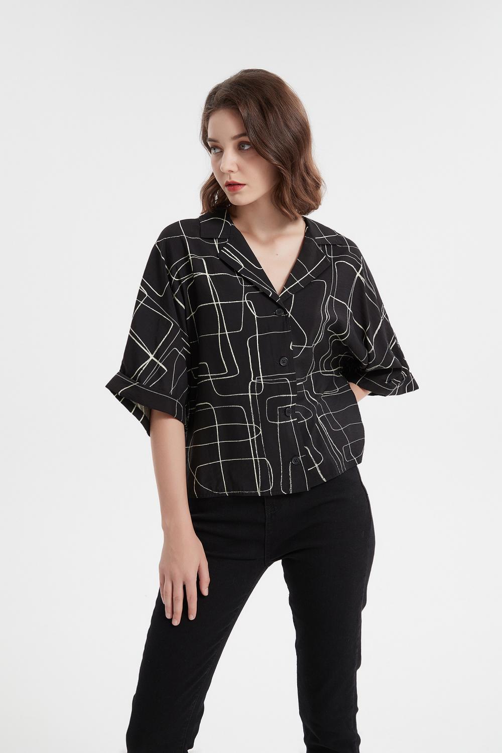 Geometric Blouse