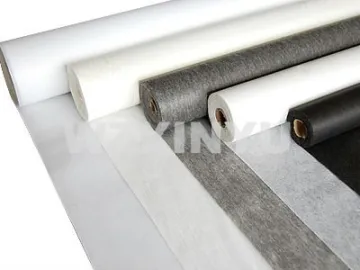 Chemical bond gum stay non-woven interlining