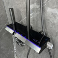 Wall Mounted Digital Display Waterfall Bathroom Shower Set