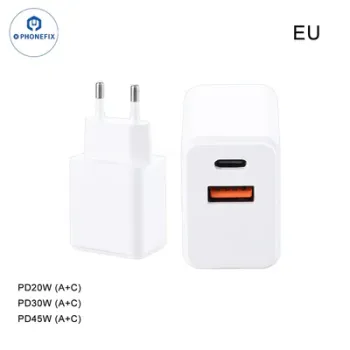 Charge Two Devices Simultaneously with the PD 45W Adapter – Dual Port Power