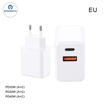 Charge Two Devices Simultaneously with the PD 45W Adapter – Dual Port Power
